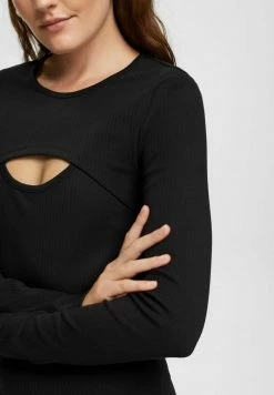 Edc By Esprit LONGSLEEVE - Long Sleeved Top - Black -edc by Esprit Shop e95c9e7557eb4238aafe6d39a233fab4