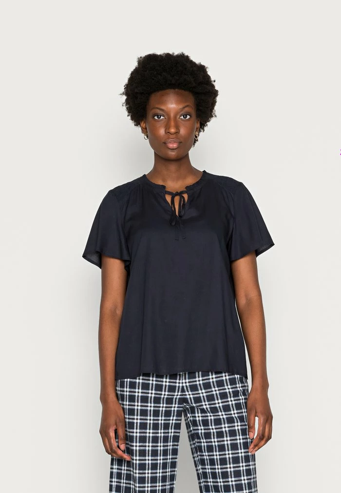 Edc By Esprit BLOUSE - Blouse - Navy 1 Edc By Esprit BLOUSE - Blouse - Navy