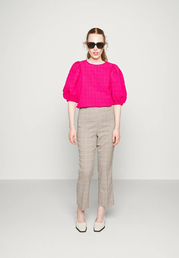 Edc By Esprit PUFFY BLOUSE - Print T-shirt - Pink Fuchsia 2 Edc By Esprit PUFFY BLOUSE - Print T-shirt - Pink Fuchsia - Image 2