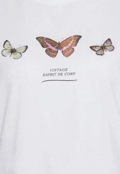 Edc By Esprit TEE - Print T-shirt - White -edc by Esprit Shop ebfa92f7586b4041a70a98f47ac5ef29