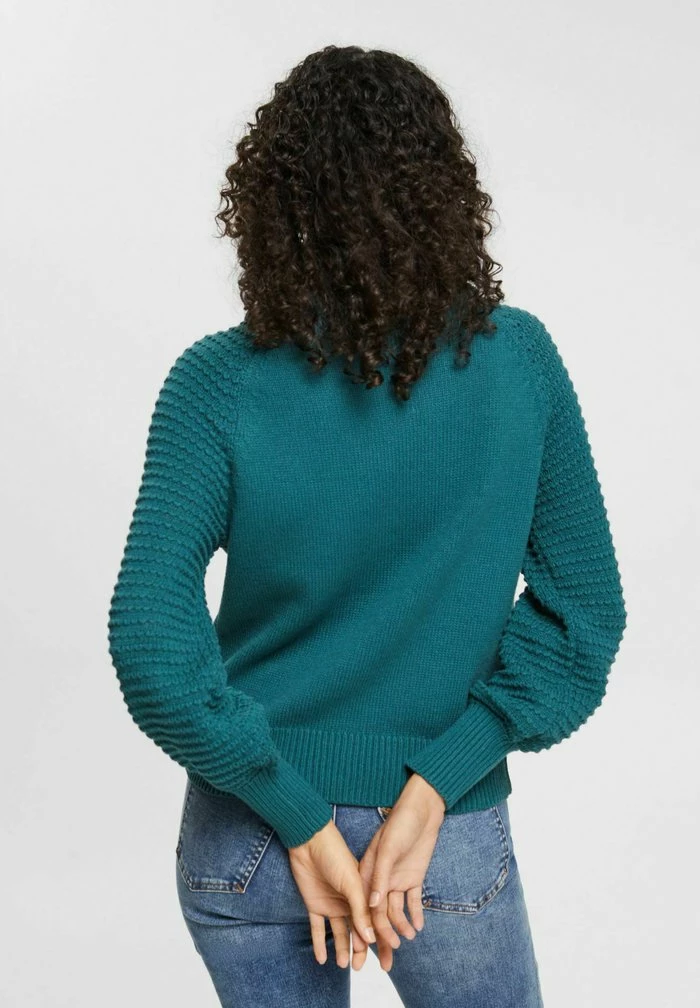 Edc By Esprit Jumper - Teal Green 3 Edc By Esprit Jumper - Teal Green - Image 3