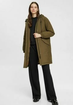Edc By Esprit Winter Coat - Khaki Green -edc by Esprit Shop ec7d24cac3c4402f887274842f3e9d01