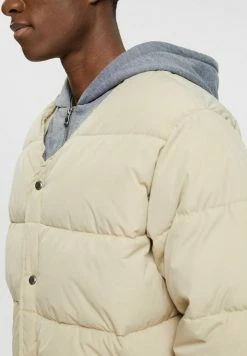Edc By Esprit MIT ABNEHMBARER KAPUZE - Winter Jacket - Light Beige -edc by Esprit Shop eccbcd0e86a84143b0f6c172f286cea4