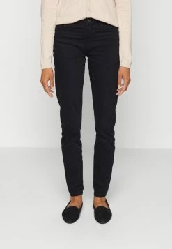 Edc By Esprit MEDIUM RISE - Jeans Skinny Fit - Black