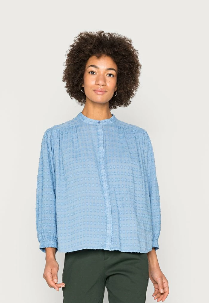 Edc By Esprit JAQU BLOUSE - Blouse - Grey Blue 1 Edc By Esprit JAQU BLOUSE - Blouse - Grey Blue
