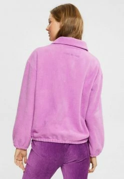 Edc By Esprit MIT ZIPKRAGEN - Fleece Jumper - Lilac -edc by Esprit Shop ed31cff3e9ad4849a8f6a3ec6190070c
