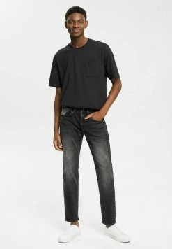 Edc By Esprit OUT STRETCH - Straight Leg Jeans - Black Medium Wash 12 Edc By Esprit OUT STRETCH - Straight Leg Jeans - Black Medium Wash -edc by Esprit Shop ed437931b8034b8bb672d26fdf031ff3