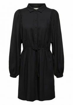 Edc By Esprit MIT DURCHZUGBAND - Shirt Dress - Black -edc by Esprit Shop ed5bf86d1e804a5d8ba533ef9a3d0e3e