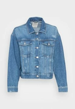 Edc By Esprit OCS JACKET - Denim Jacket - Blue Medium Wash -edc by Esprit Shop edd1f0bfb49d449c851d938c3a16cd40