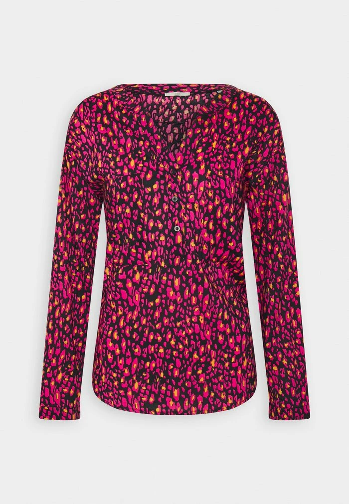 Edc By Esprit HENLEY BLOUSE WITH - Blouse - Pink Fuchsia 4 Edc By Esprit HENLEY BLOUSE WITH - Blouse - Pink Fuchsia - Image 4