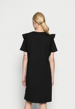 Edc By Esprit FRILL DRESS - Day Dress - Black 7 Edc By Esprit FRILL DRESS - Day Dress - Black -edc by Esprit Shop ef79bec71ad7492f8d394e9ebb683ea0