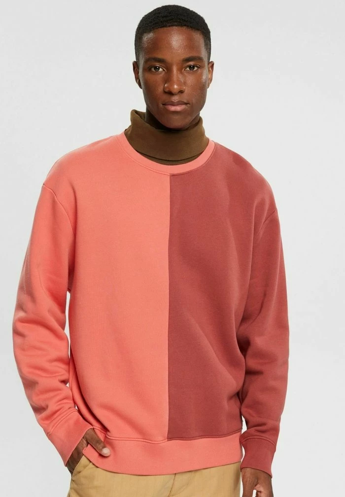 Edc By Esprit Sweatshirt - Coral 1 Edc By Esprit Sweatshirt - Coral