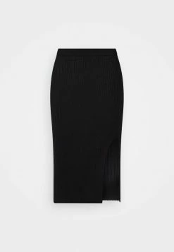 Edc By Esprit LONG - Pencil Skirt - Black -edc by Esprit Shop f002c44c10864889b8fa4affb5562438