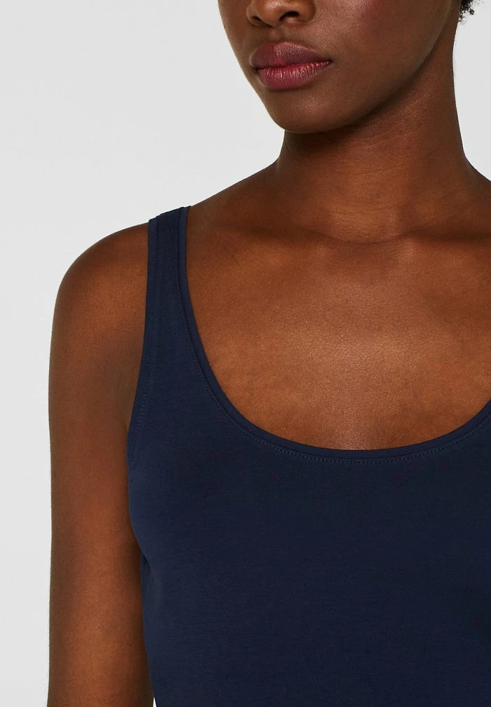 EDC BY ESPRIT HAST DU AM BESTEN GLEICH IN MEHREREN FARBEN: TANK- - Top - Navy 4 EDC BY ESPRIT HAST DU AM BESTEN GLEICH IN MEHREREN FARBEN: TANK- - Top - Navy - Image 4