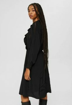 Edc By Esprit Day Dress - Black -edc by Esprit Shop f22f821878514ba7b57a6c4a4177c97f