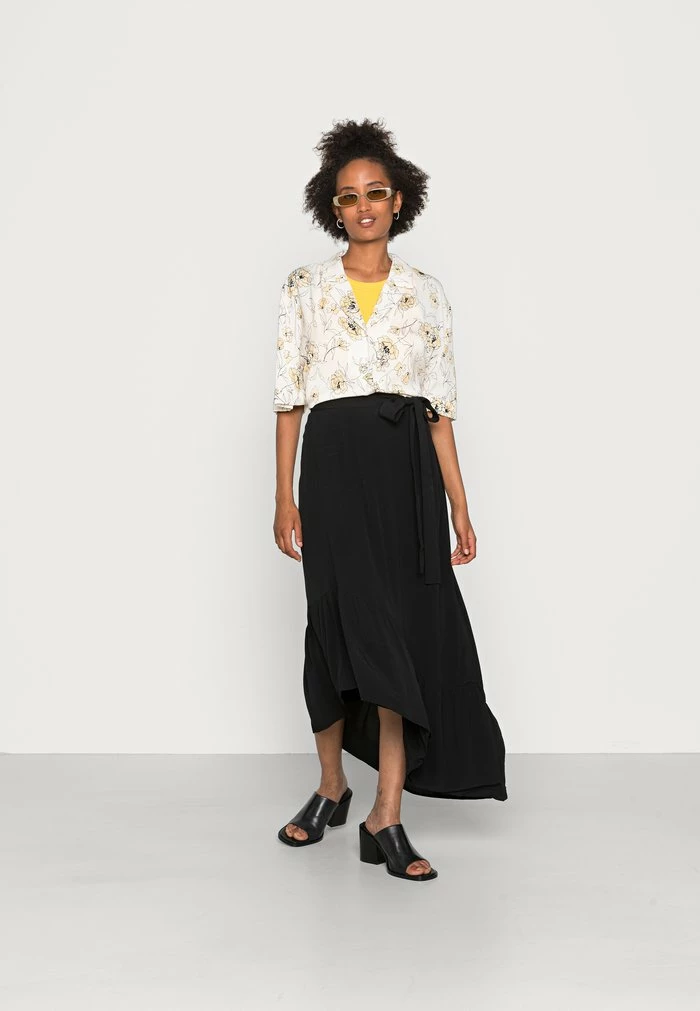 Edc By Esprit Wrap Skirt - Black 2 Edc By Esprit Wrap Skirt - Black - Image 2