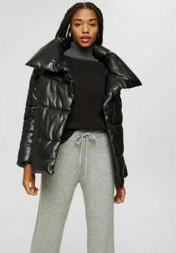 Edc By Esprit MIT BALLONÄRMELN - Jumper - Black -edc by Esprit Shop f2daaf3bb92346939241143072d0ece7