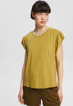 Edc By Esprit Basic T-shirt - Olive