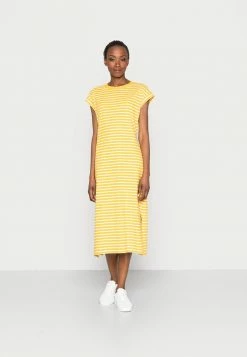 Edc By Esprit DRESS - Jersey Dress - Sunflower Yellow