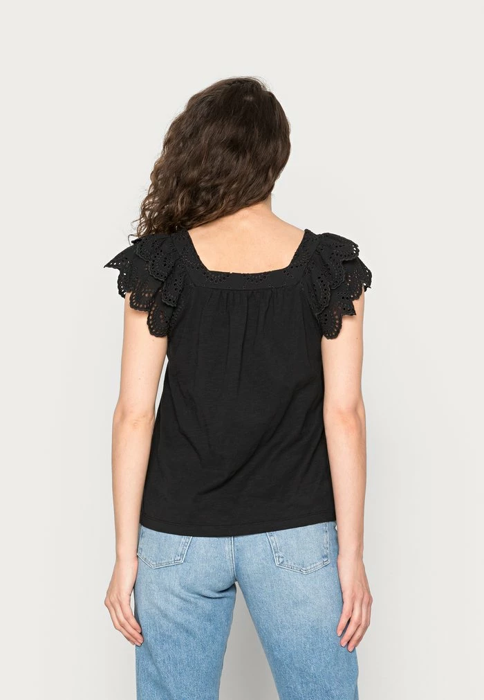 Edc By Esprit ANGLAI - Print T-shirt - Black 3 Edc By Esprit ANGLAI - Print T-shirt - Black - Image 3