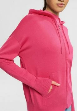 Edc By Esprit HOOD - Cardigan - Pinkfuchsia -edc by Esprit Shop f5d6b04ffba84facabe4454b4944337b