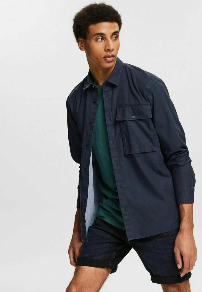 Edc By Esprit Shirt - Navy 4 Edc By Esprit Shirt - Navy - Image 4
