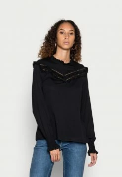 Edc By Esprit FRILL - Blouse - Black