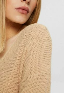 Edc By Esprit MIT V-AUSSCHNITT - Jumper - Cream Beige 12 Edc By Esprit MIT V-AUSSCHNITT - Jumper - Cream Beige -edc by Esprit Shop f6eff8ea2dd640e5a7294ed524c821f9