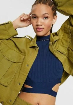 Edc By Esprit MIT KORDELZUG - Summer Jacket - Olive -edc by Esprit Shop f74cd61d4596402bb3dbaf526baeeac0