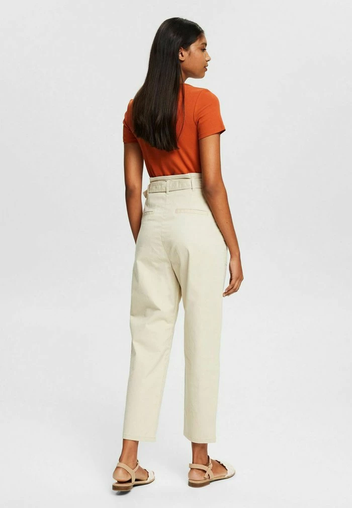 Edc By Esprit Trousers - Sand 3 Edc By Esprit Trousers - Sand - Image 3