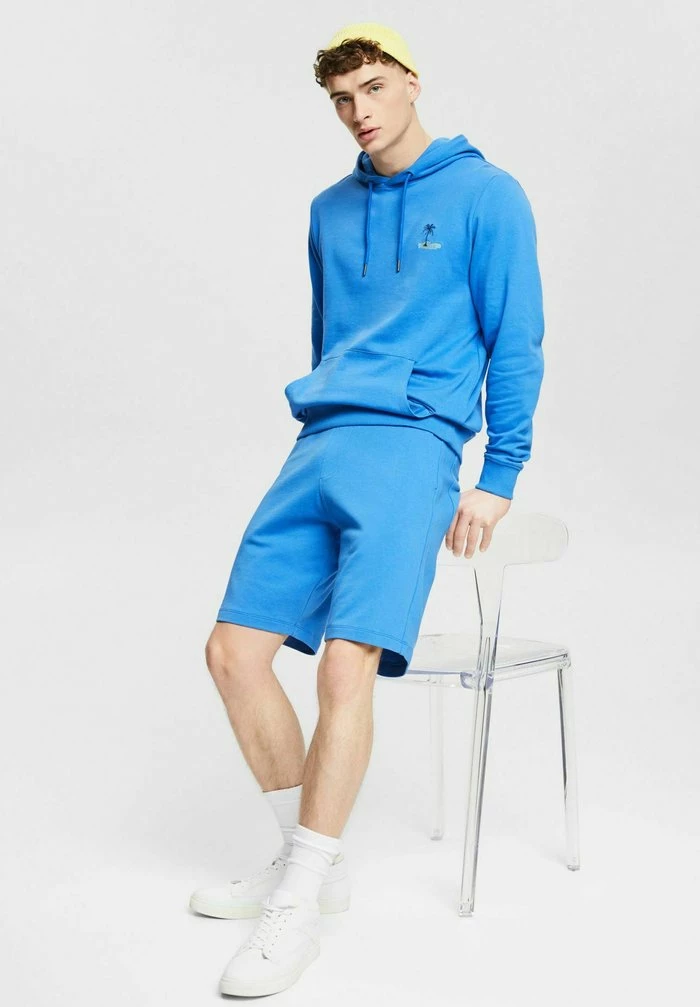 Edc By Esprit MIT RÜCKENPRINT - Hoodie - Bright Blue 5 Edc By Esprit MIT RÜCKENPRINT - Hoodie - Bright Blue - Image 5