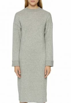 Edc By Esprit Jumper Dress - Medium Grey -edc by Esprit Shop f8ab93a18d0e41c3955fe3417d80e2dc