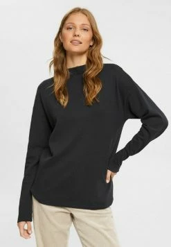 Edc By Esprit LONGSLEEVE - Long Sleeved Top - Black