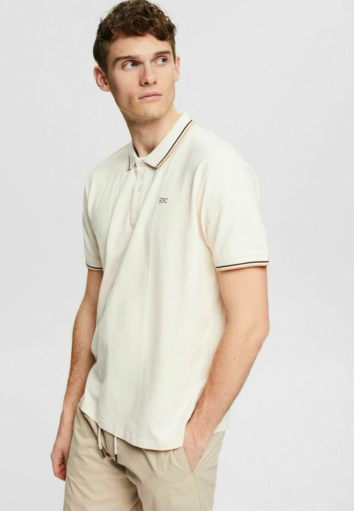 Edc By Esprit Polo Shirt - Light Beige 1 Edc By Esprit Polo Shirt - Light Beige