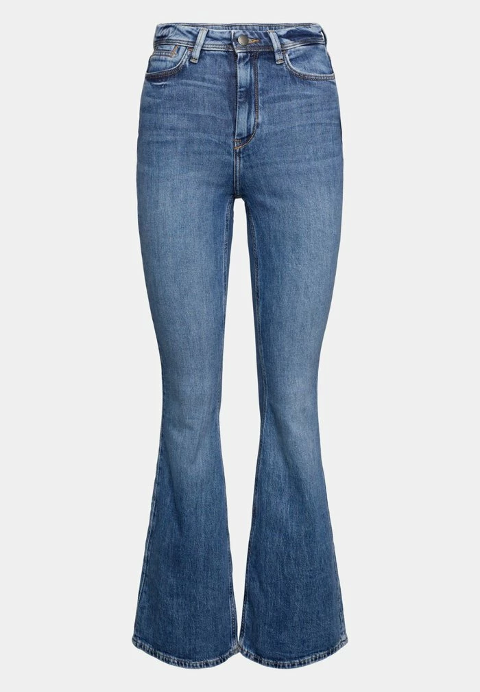 Edc By Esprit Flared Jeans - Blue Dark Wash 9 Edc By Esprit Flared Jeans - Blue Dark Wash - Image 9