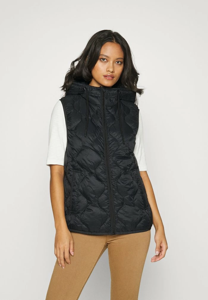 Edc By Esprit Waistcoat - Black 1 Edc By Esprit Waistcoat - Black