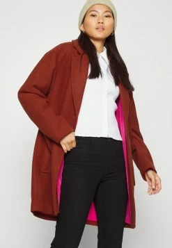 Edc By Esprit Classic Coat - Cinnamon -edc by Esprit Shop fafa188fbe3145598aa0e41044ce7591