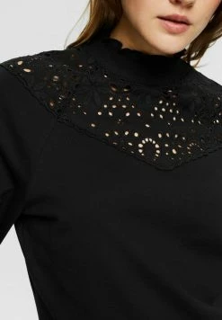 Edc By Esprit MIT LOCHSPITZE - Sweatshirt - Black 10 Edc By Esprit MIT LOCHSPITZE - Sweatshirt - Black -edc by Esprit Shop fb299b7f6c63486cbcdec0b09a62266e