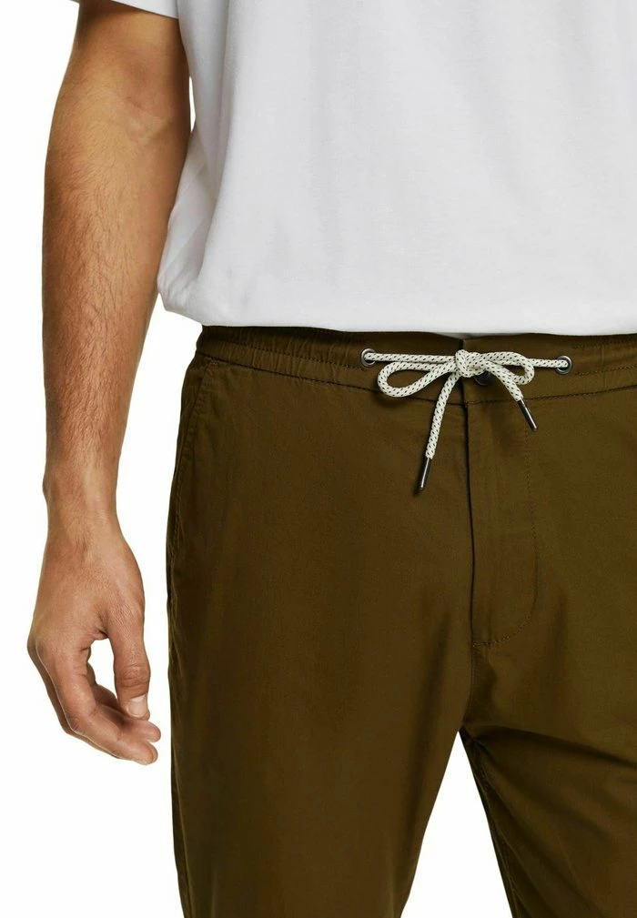 Edc By Esprit LEICHTE - Tracksuit Bottoms - Dark Khaki 4 Edc By Esprit LEICHTE - Tracksuit Bottoms - Dark Khaki - Image 4