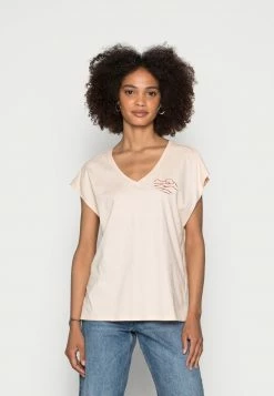 Edc By Esprit EMBRO - Basic T-shirt - Nude
