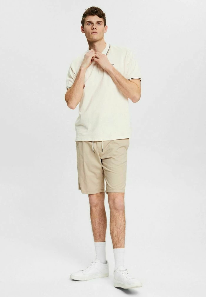 Edc By Esprit Polo Shirt - Light Beige 2 Edc By Esprit Polo Shirt - Light Beige - Image 2