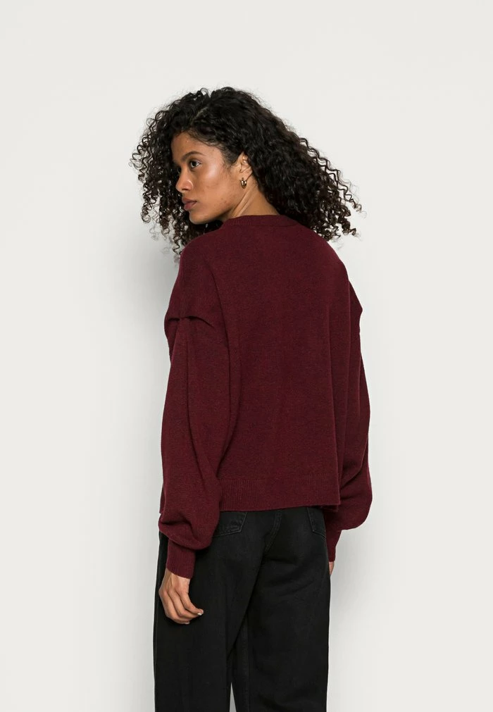 Edc By Esprit SWEATER POWER - Jumper - Dark Red 3 Edc By Esprit SWEATER POWER - Jumper - Dark Red - Image 3