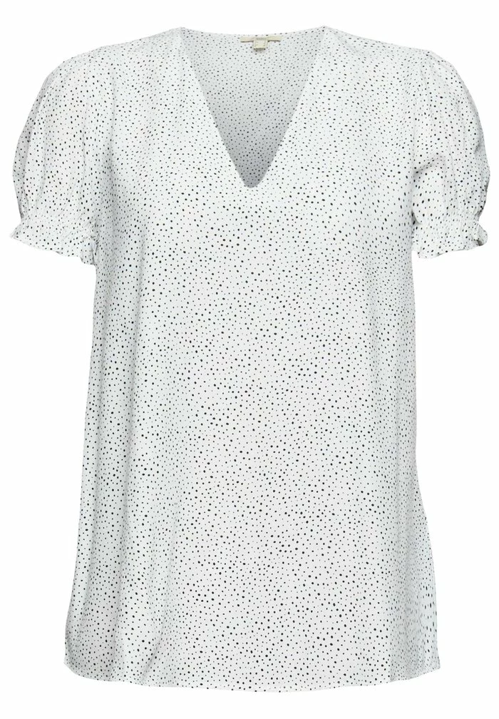 Edc By Esprit SHORT SLEEVE BLOUSE - Print T-shirt - Off White 6 Edc By Esprit SHORT SLEEVE BLOUSE - Print T-shirt - Off White - Image 6