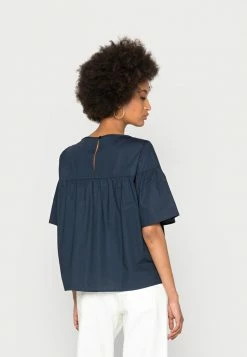 Edc By Esprit EASYCARE - Blouse - Navy -edc by Esprit Shop fe2b813533d14c3e950cee26bf6607d1