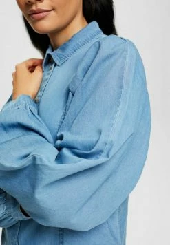 Edc By Esprit Button-down Blouse - Blue Light Wash 9 Edc By Esprit Button-down Blouse - Blue Light Wash -edc by Esprit Shop fe7fa185a0cc4a2892aff7fb22cb9998