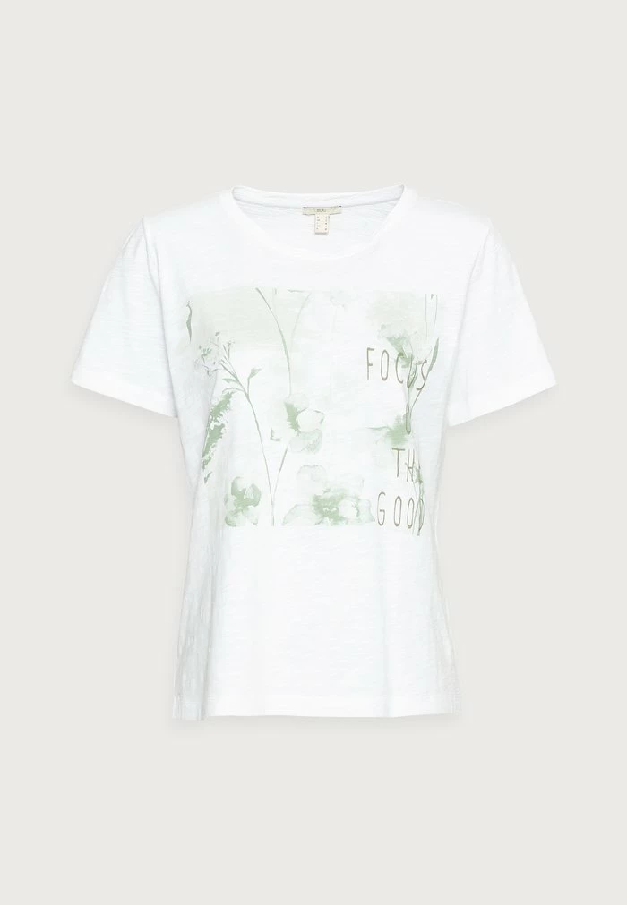 Edc By Esprit Print T-shirt - White 5 Edc By Esprit Print T-shirt - White - Image 5