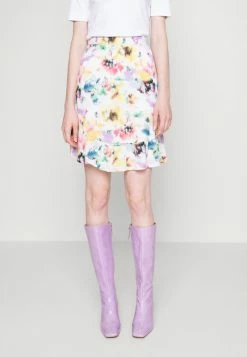 Edc By Esprit SKIRT - Mini Skirt - Off White