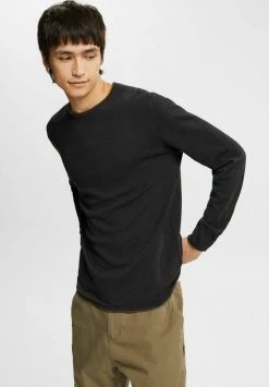 Edc By Esprit MIT ROLLKANTEN - Jumper - Black -edc by Esprit Shop fff6b3cca38547209564d8ba6025ab31